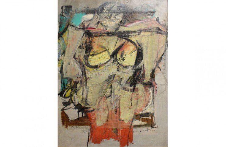The Movie-Like Story of Willem de Kooning's Woman-Ochre painting - Ideelart