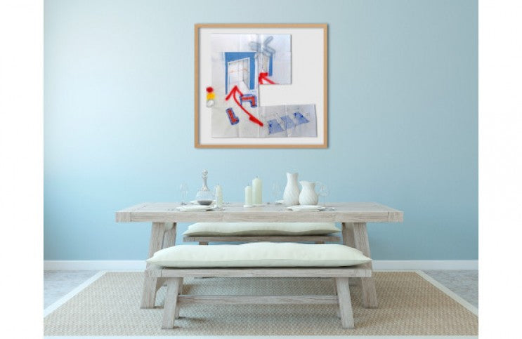 Abstract Art With A Twist - Our Mixed Media Works For Sale!