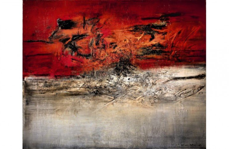 How Two Chinese Abstract Masters Dominated Sotheby's Hong Kong Auctions 2021 - Ideelart