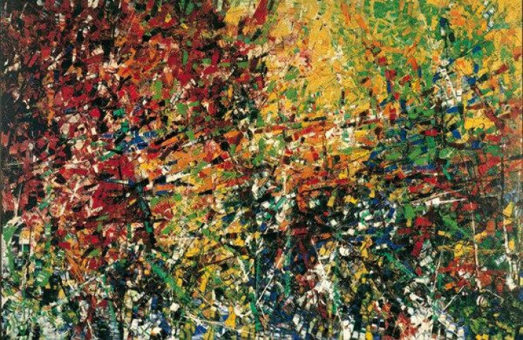 絵画　ジャンポール・グリフリエール『森』 絵画 ジャンポール・グリフリエール『森』