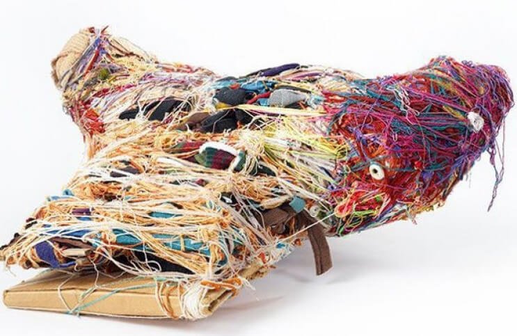 抽象的と見なされるアウトサイダーアーティストの作品