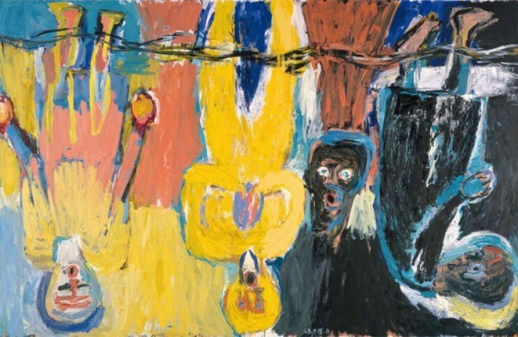 Finding Abstraction within the Neo-Expressionism