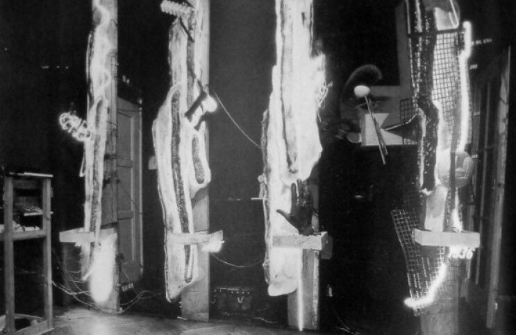 The Abstraction Shining in Neon Art - Ideelart