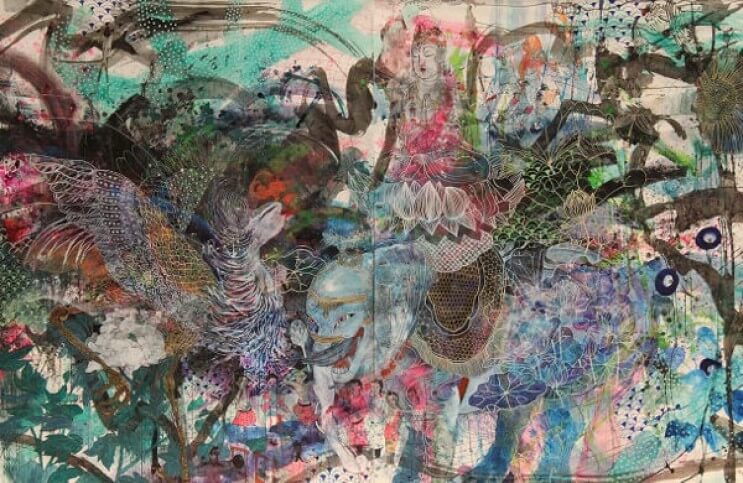 Vivid Compositions of 5 Los Angeles-Based Artists at Brand Library - Ideelart