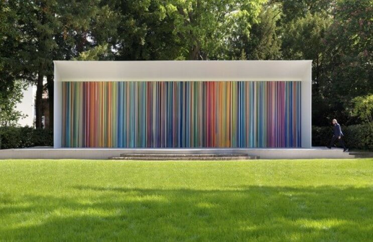 Giardini Colourfall - Ian Davenport at Venice Biennale 2017 - Ideelart