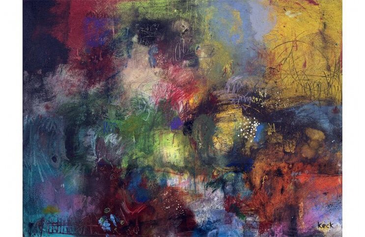 Poetic Charge of an Abstract Print - Ideelart