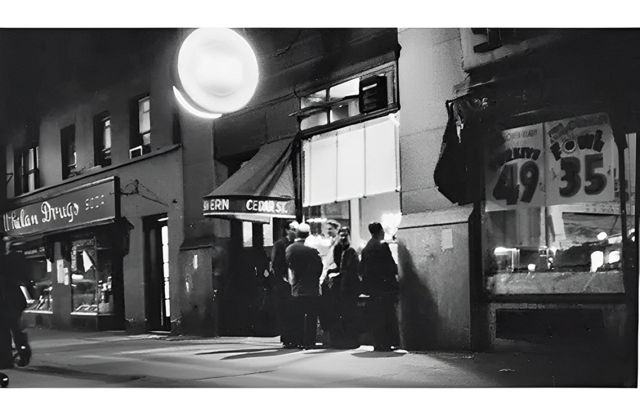 Cedar Tavern entrance in The 50's