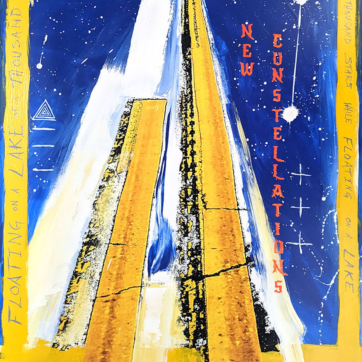 1000 Stars New Constellations - Jason Engelund - Abstract Painting - Ideelart