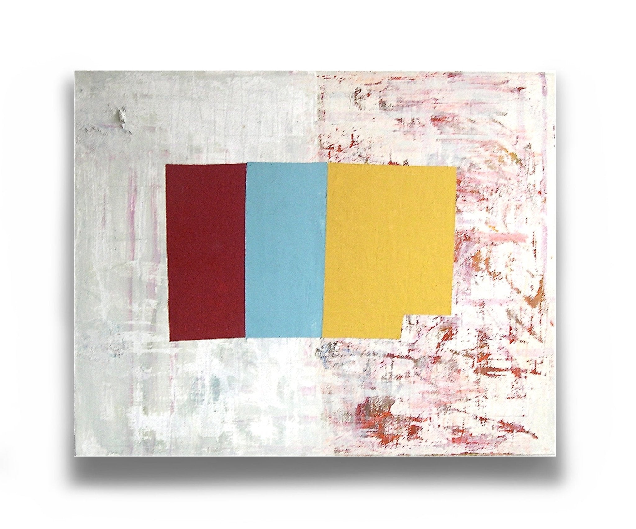 R/Y/B - Jean Feinberg - Abstract Painting - Ideelart
