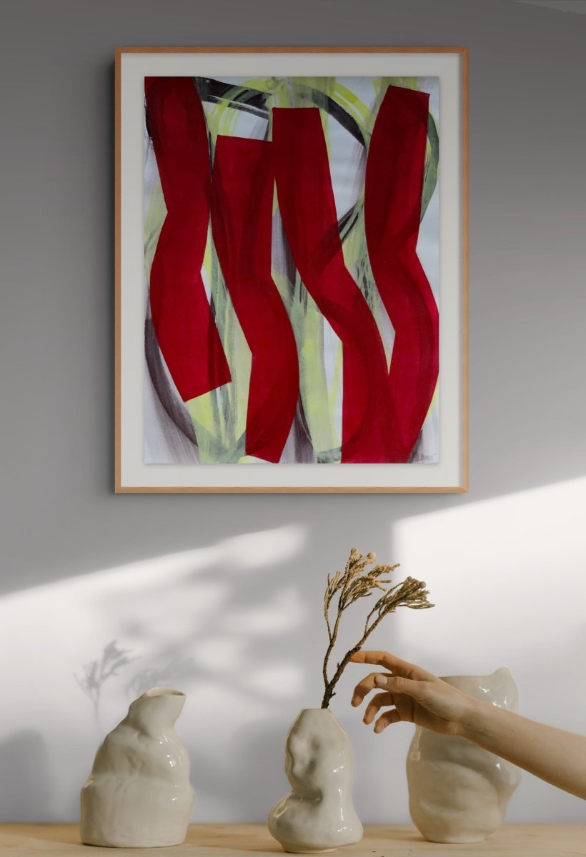 14AV8A-2014 - by Alain Clément - Abstract Painting - Ideelart