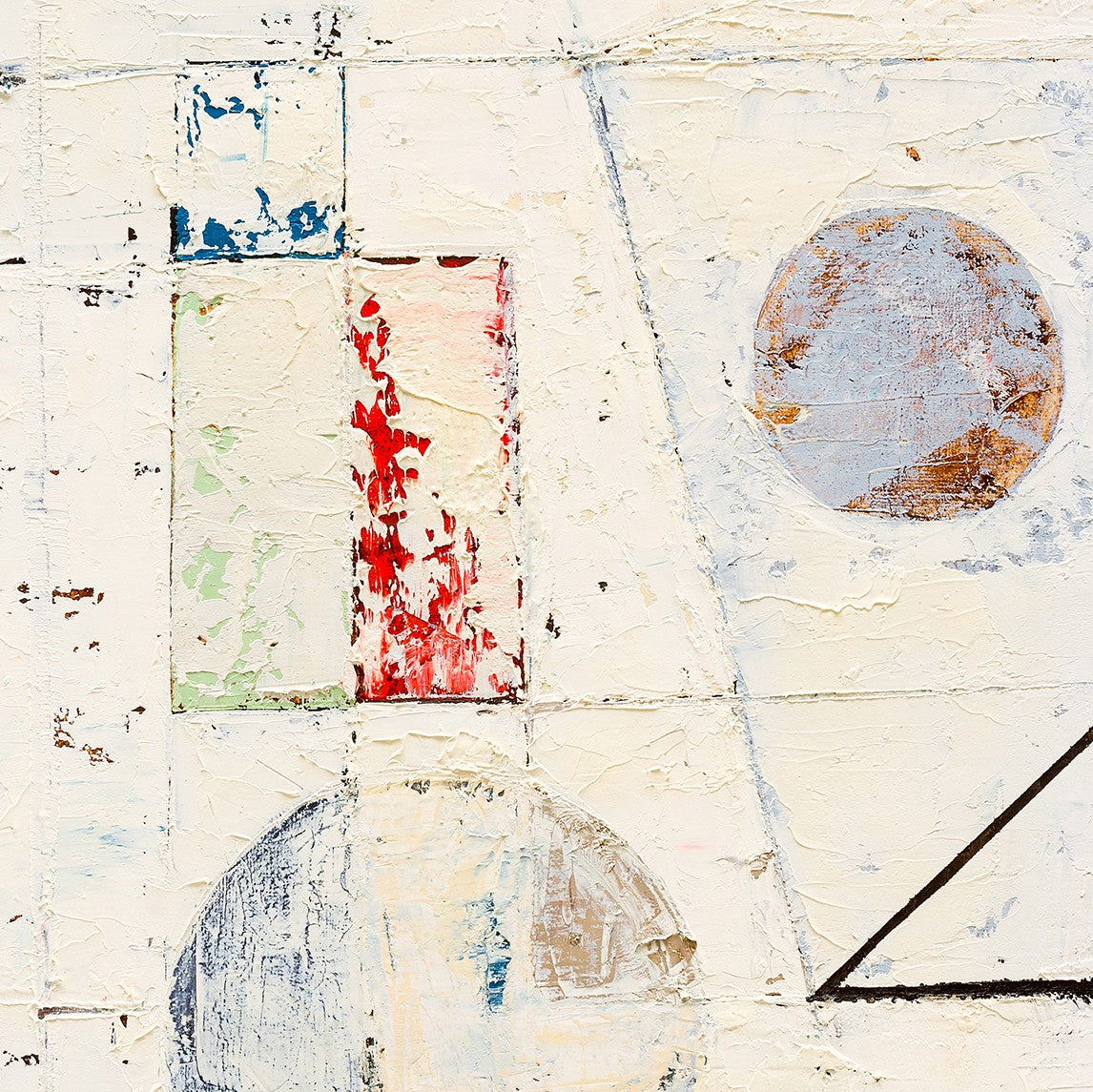 White Eclipse III - Jeremy Annear - Abstract Painting - Ideelart