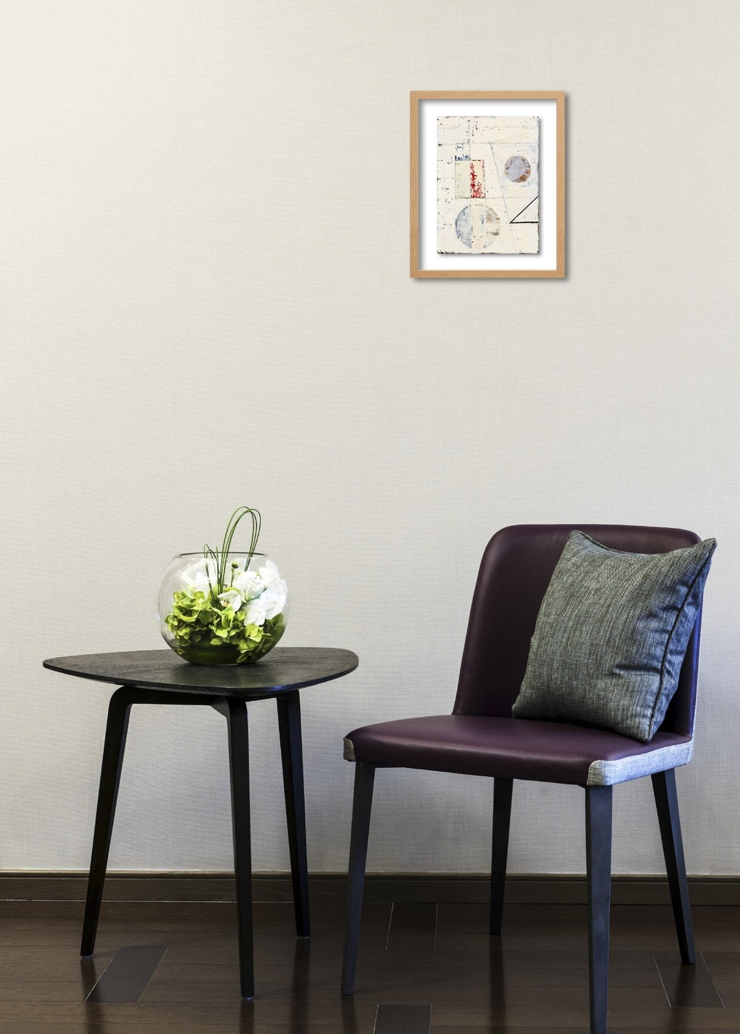 White Eclipse III - Jeremy Annear - Abstract Painting - Ideelart