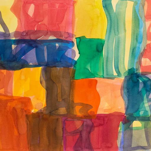 Yaddo B - Melissa Meyer - Abstract Painting - Ideelart