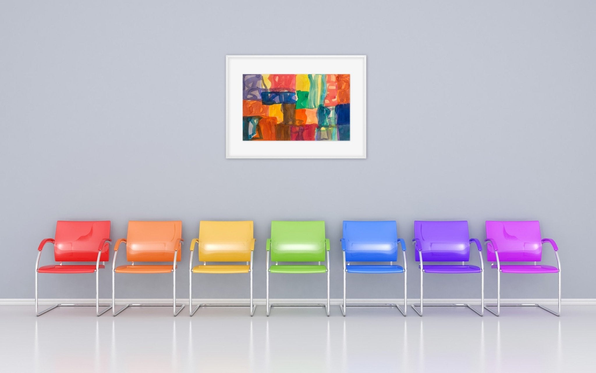 Yaddo B - Melissa Meyer - Abstract Painting - Ideelart