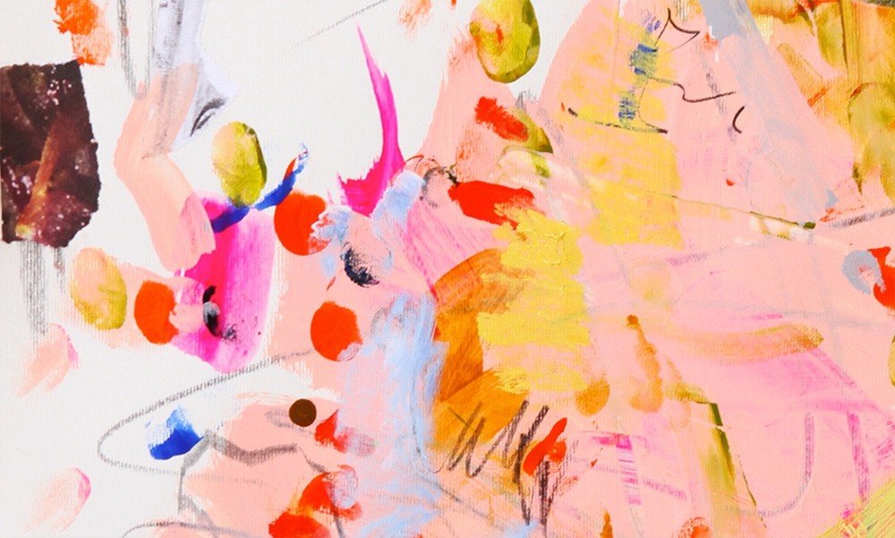 Pink Haze - Gina Werfel - Abstract Painting - Ideelart