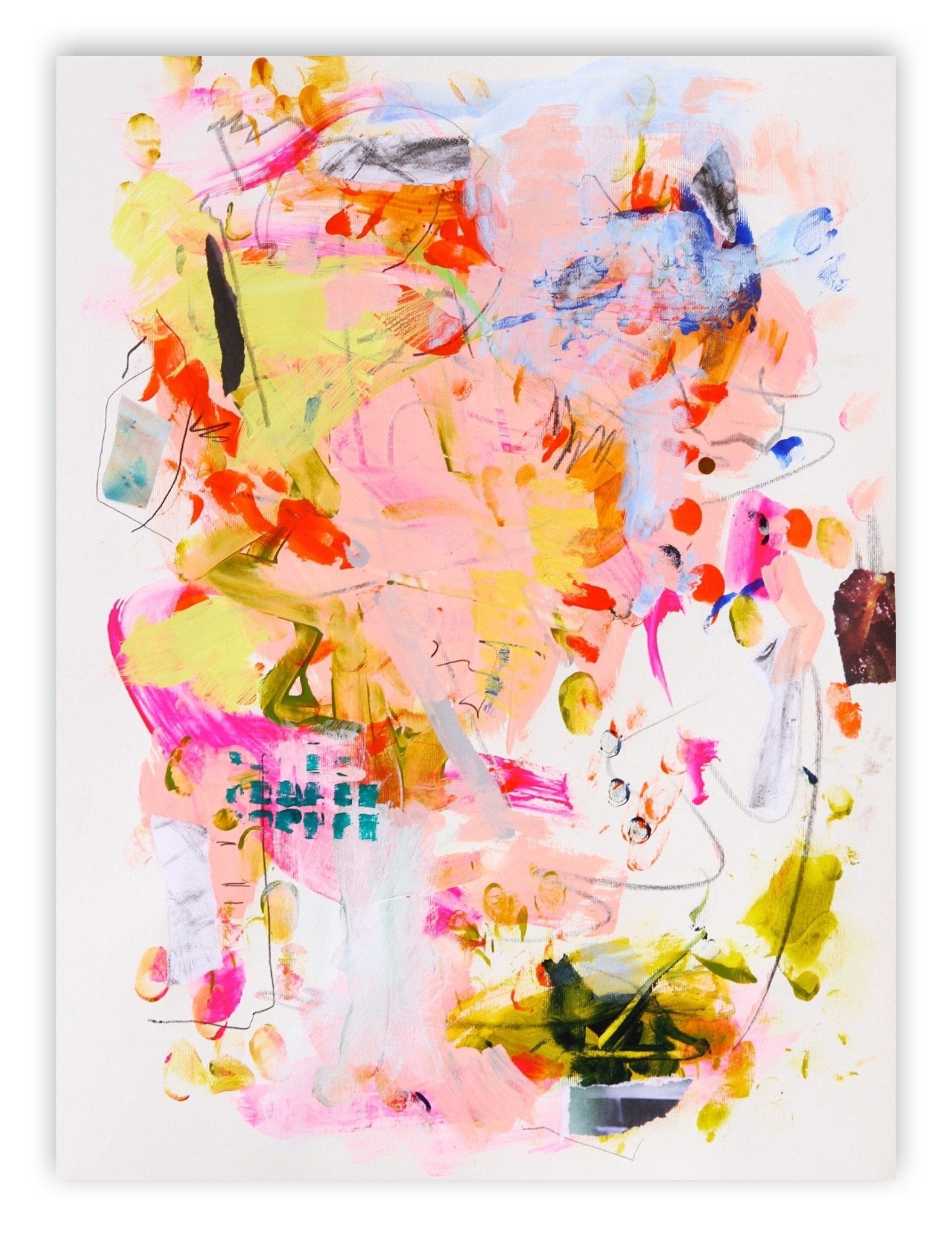 Pink Haze - Gina Werfel - Abstract Painting - Ideelart