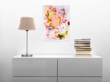 Pink Haze - Gina Werfel - Abstract Painting - Ideelart