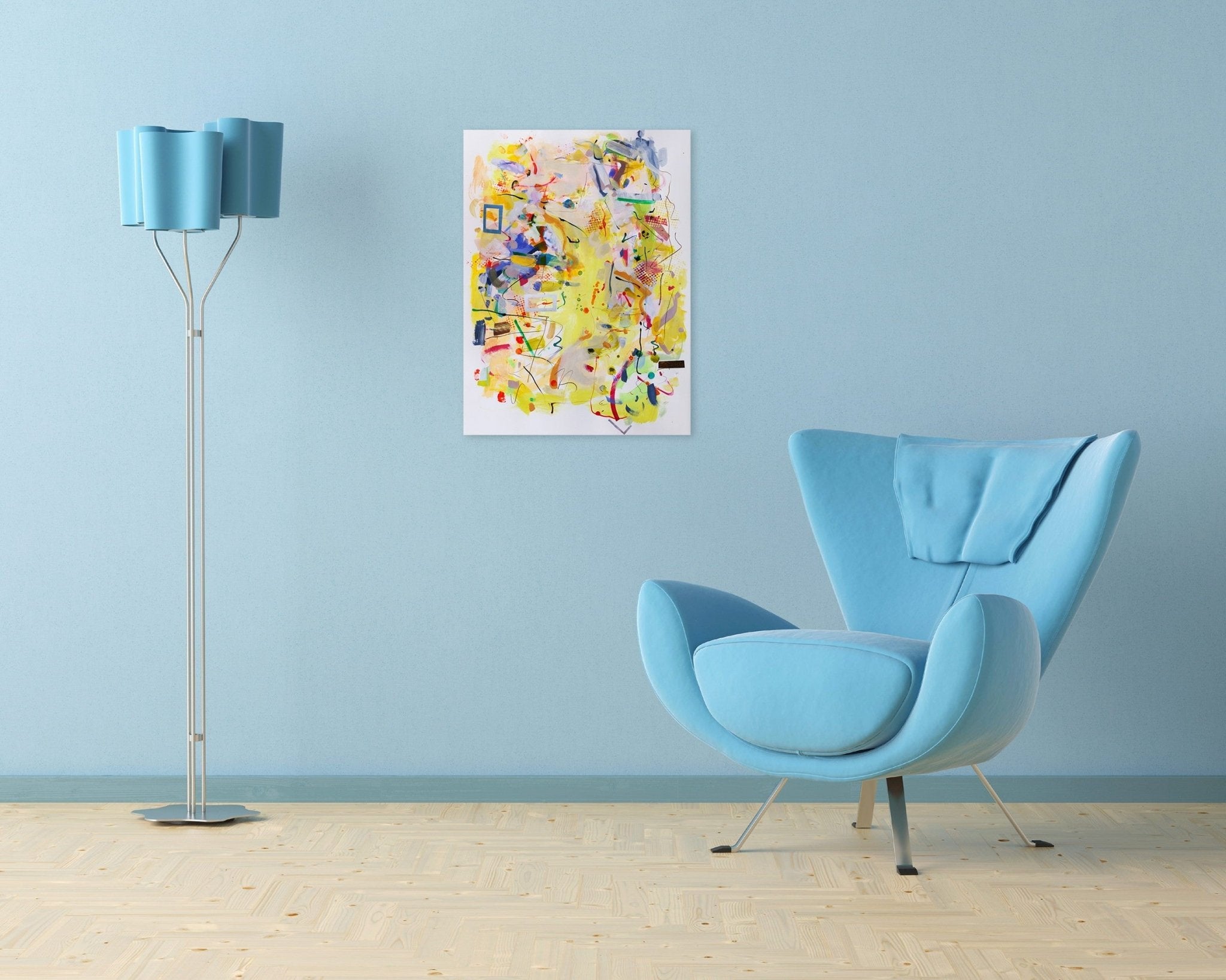 Spring - Gina Werfel - Abstract Painting - Ideelart