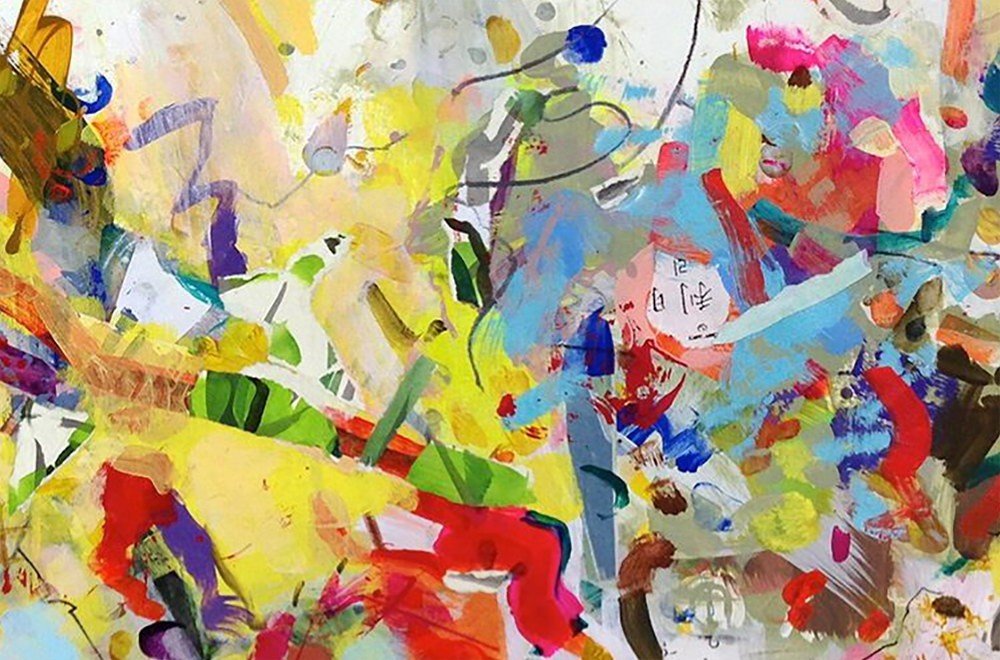 Intrigue - Gina Werfel - Abstract Painting - Ideelart