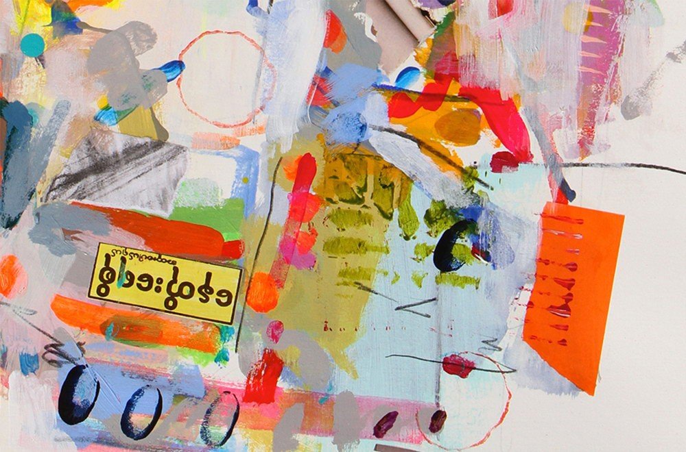 Stencil - Gina Werfel - Abstract Painting - Ideelart