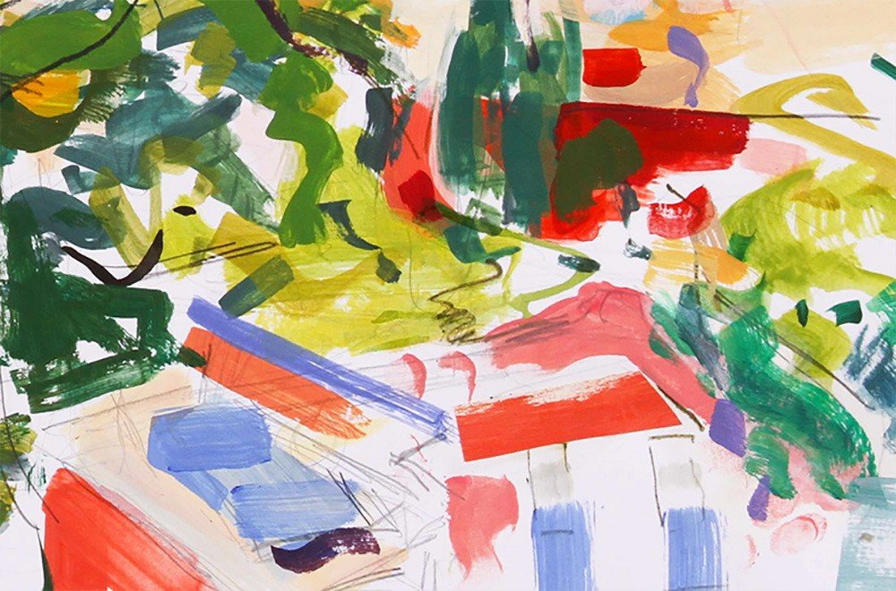 Binocular Vision - Gina Werfel - Abstract Painting - Ideelart