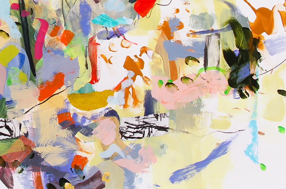 Fragment - Gina Werfel - Abstract Painting - Ideelart