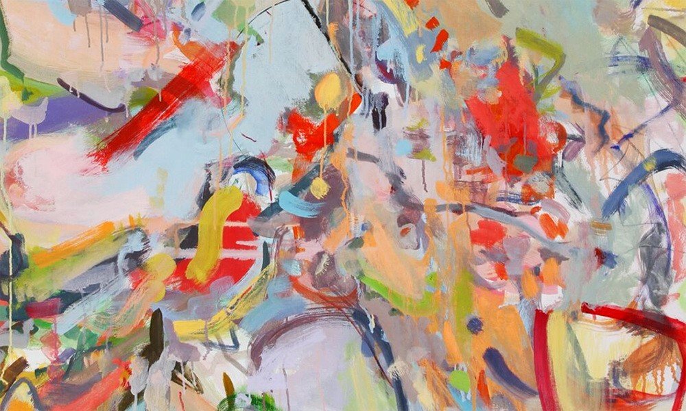 Tumble - Gina Werfel - Abstract Painting - Ideelart