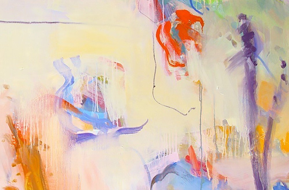 Faded Light - Gina Werfel - Abstract Painting - Ideelart