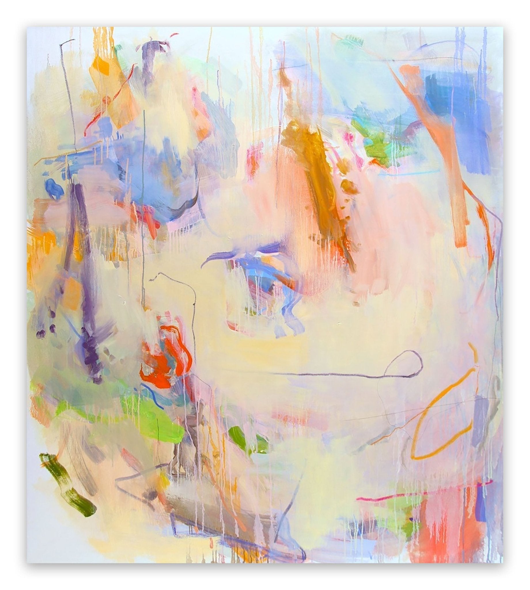 Faded Light - Gina Werfel - Abstract Painting - Ideelart