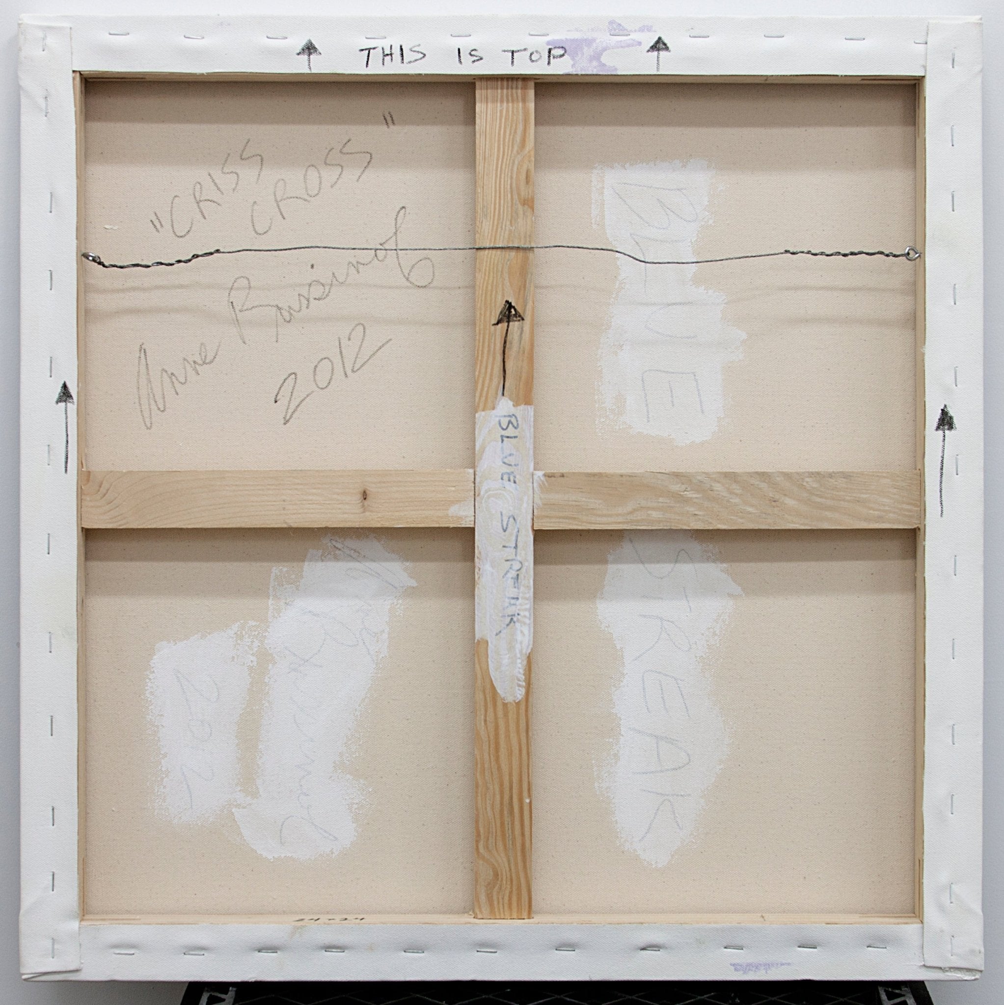 Criss Cross - Anne Russinof - Abstract Painting - Ideelart