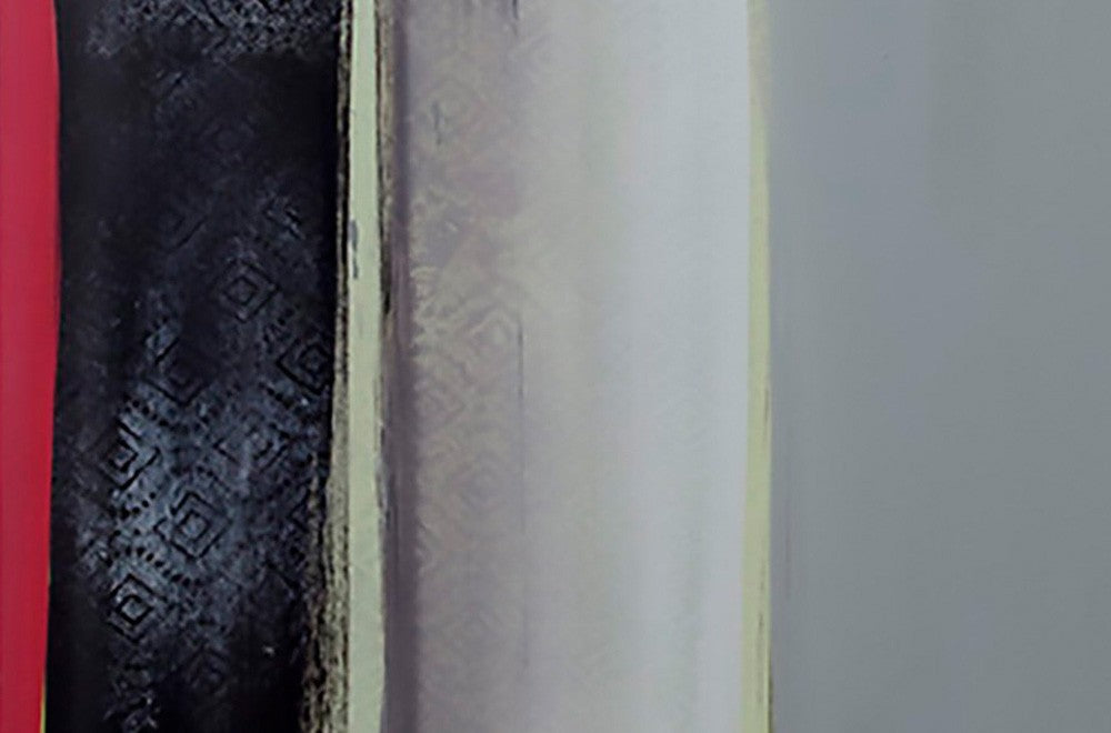 Gray Center - Marcy Rosenblat - Abstract Painting - Ideelart