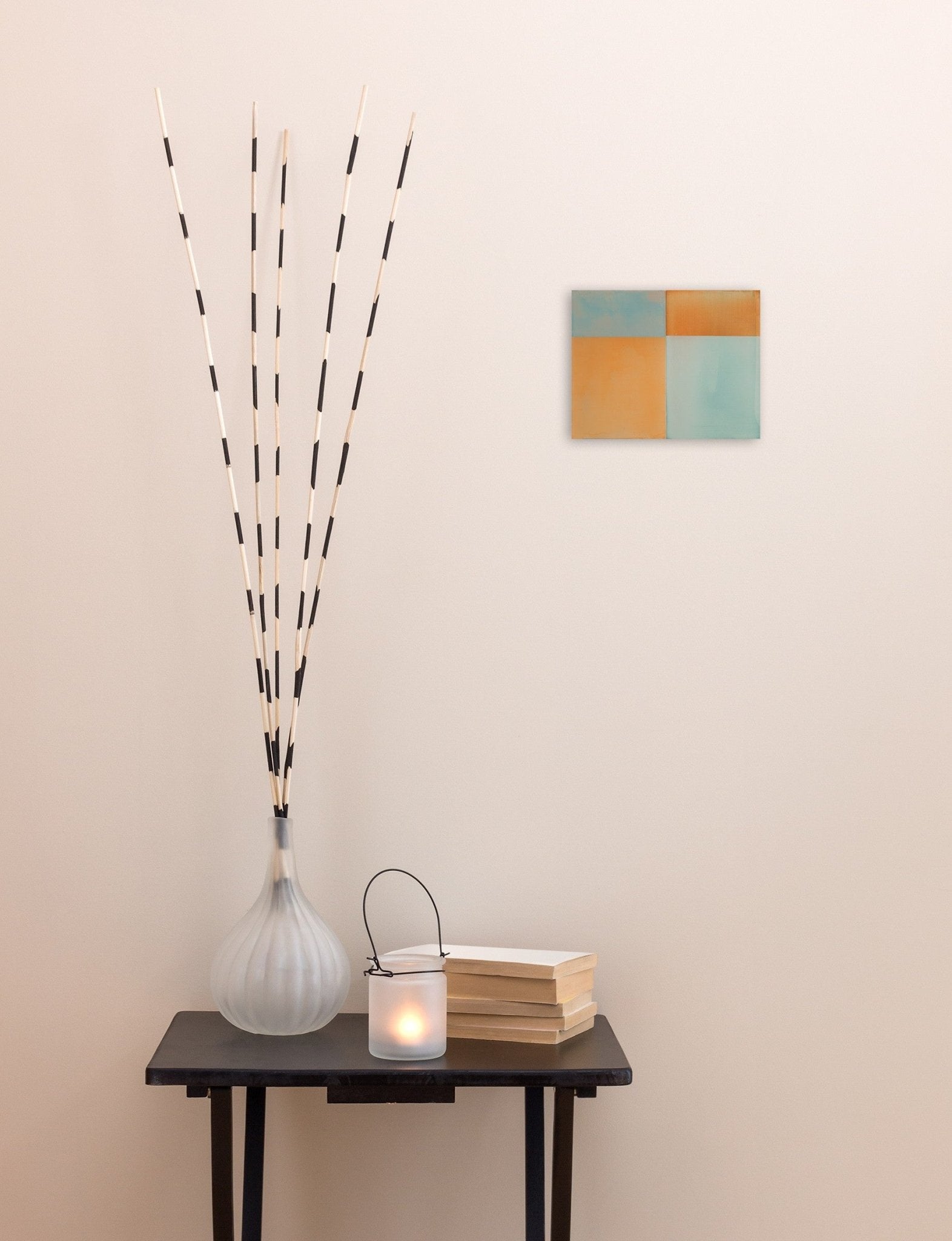 Lichen & Garlic - Debra Ramsay - Abstract Painting - Ideelart