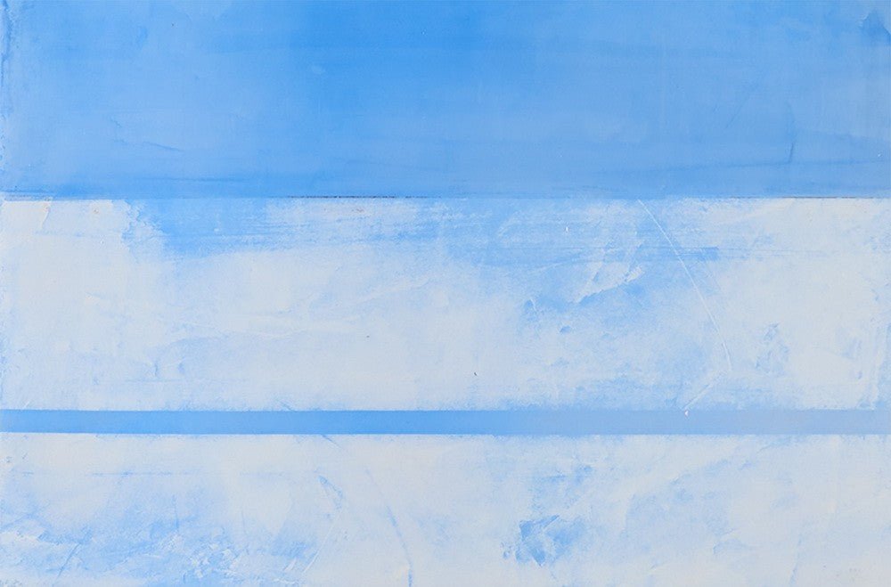 Sky & Snow - Debra Ramsay - Abstract Painting - Ideelart