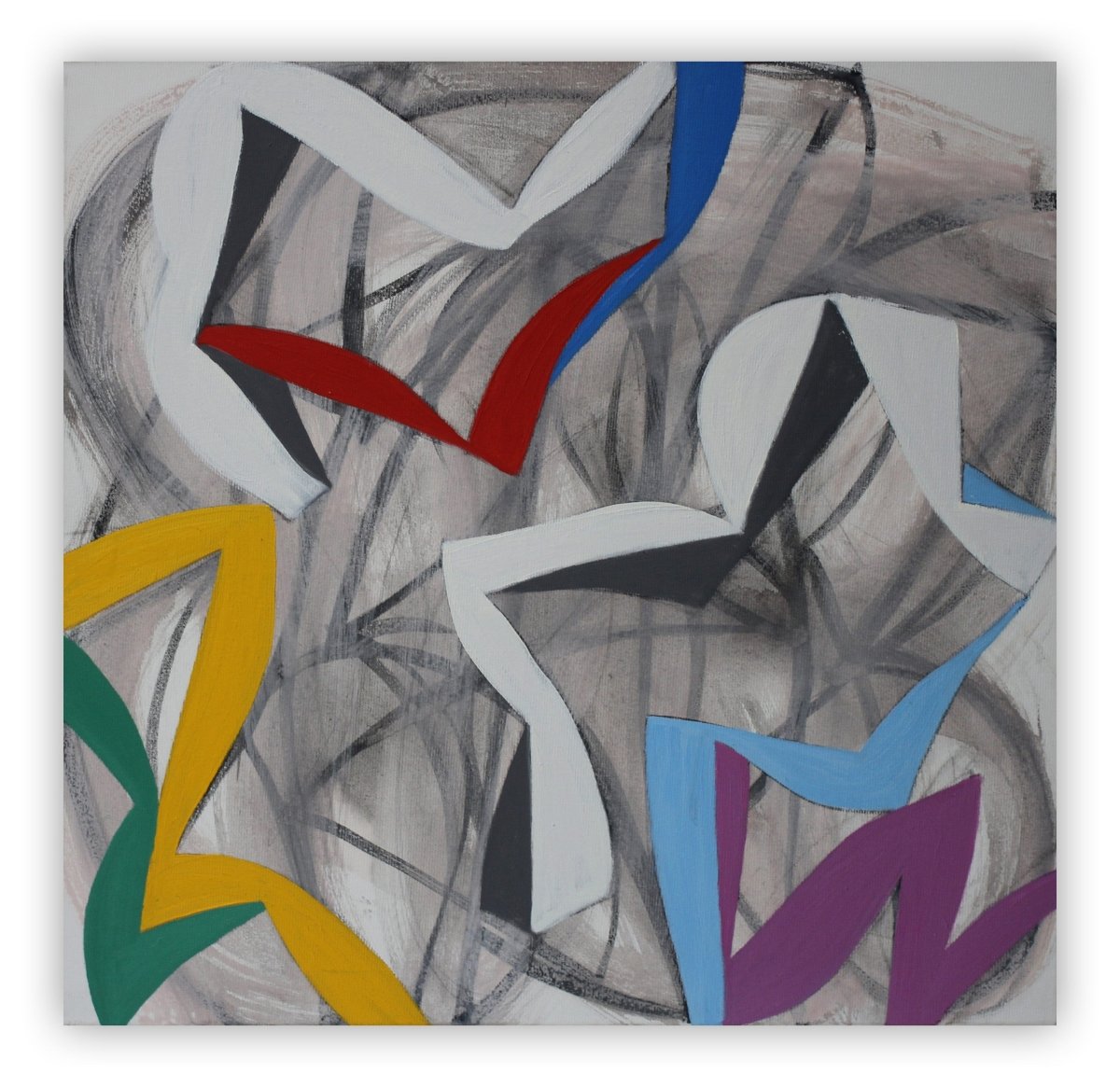 19M1P-2019 - by Alain Clément - Abstract Painting - Ideelart