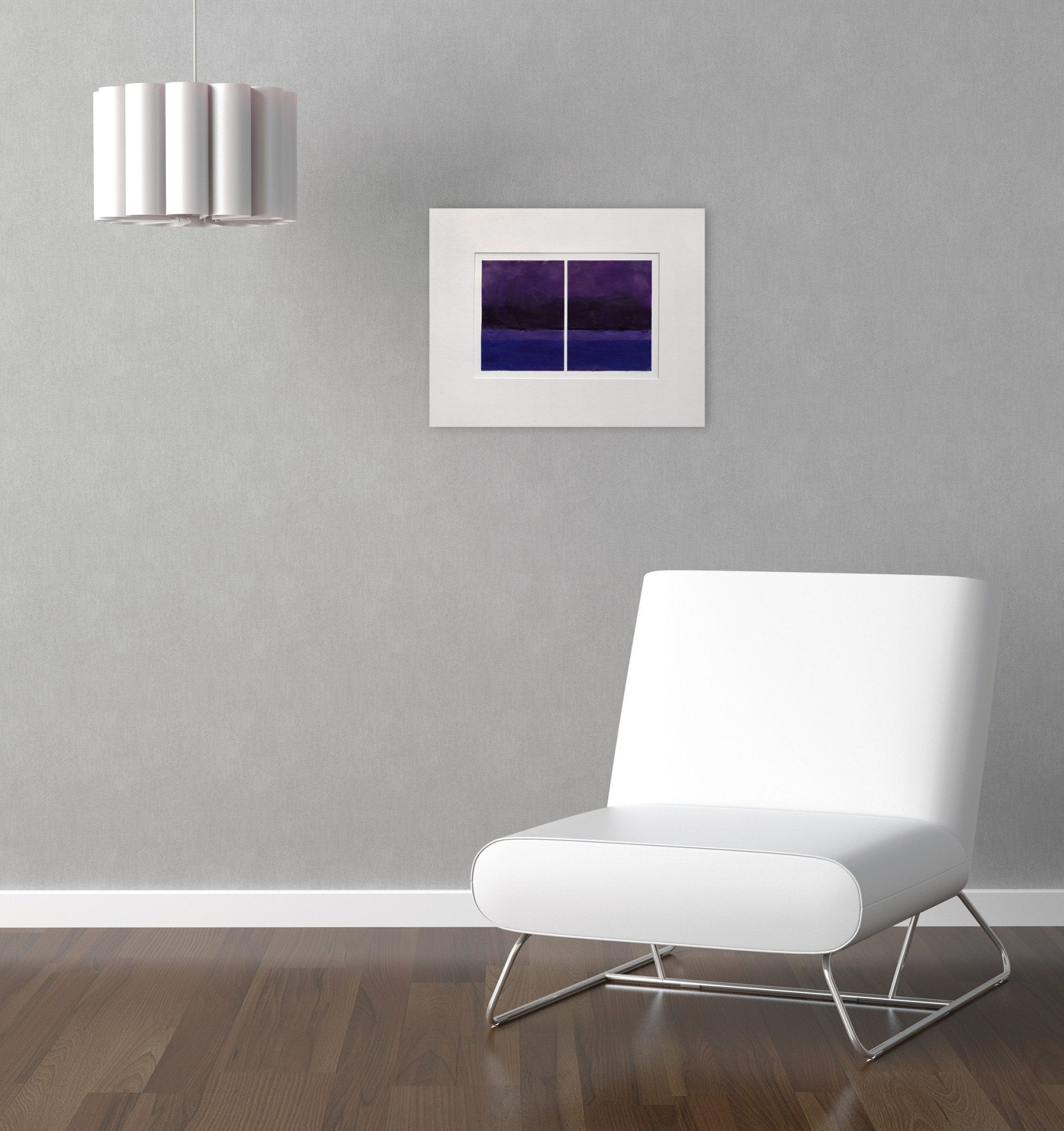 Egyptian Violet - Janise Yntema - Abstract Painting - Ideelart