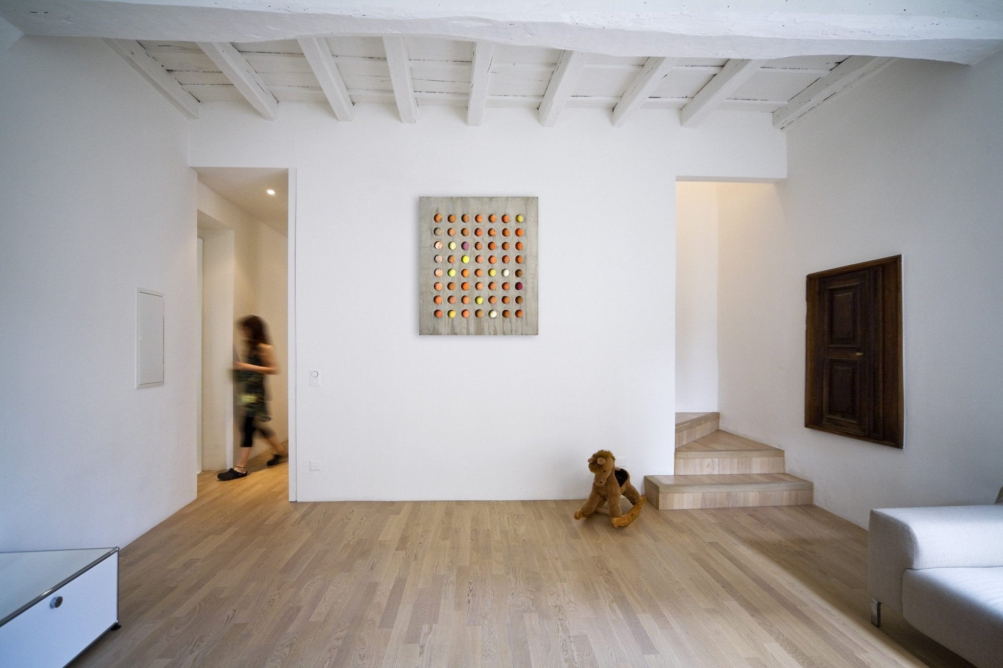 56 Circles - Pierre Auville - Abstract Mixed Media - Ideelart