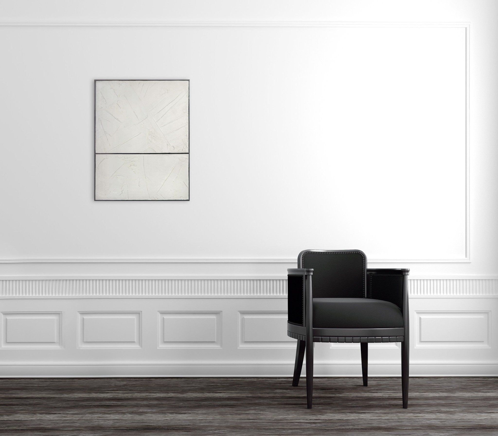 Whites - Pierre Auville - Abstract Mixed Media - Ideelart