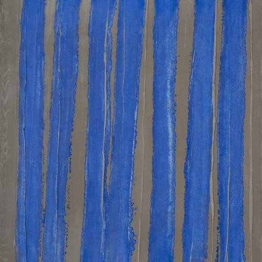 Blue Lines - Pierre Auville - Abstract Mixed Media - Ideelart