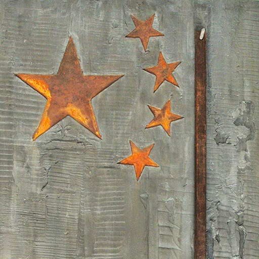 Stars & Sticks - Pierre Auville - Abstract Mixed Media - Ideelart