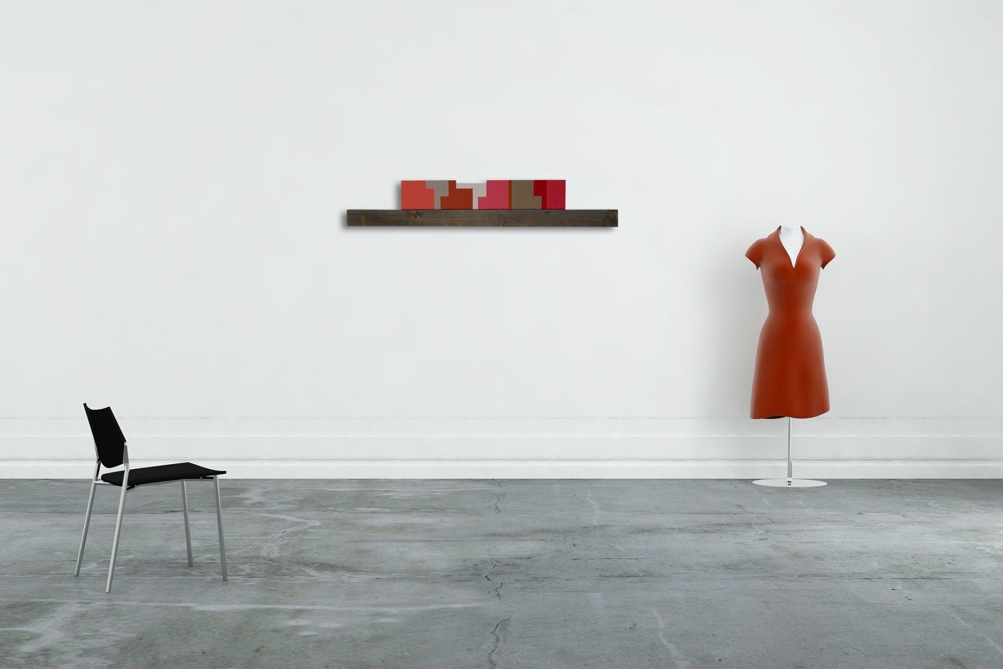 Rachet Red - Jean Feinberg - Abstract Painting - Ideelart