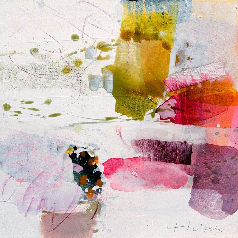 Wasserläufer IV - Greet Helsen - Abstract Painting - Ideelart