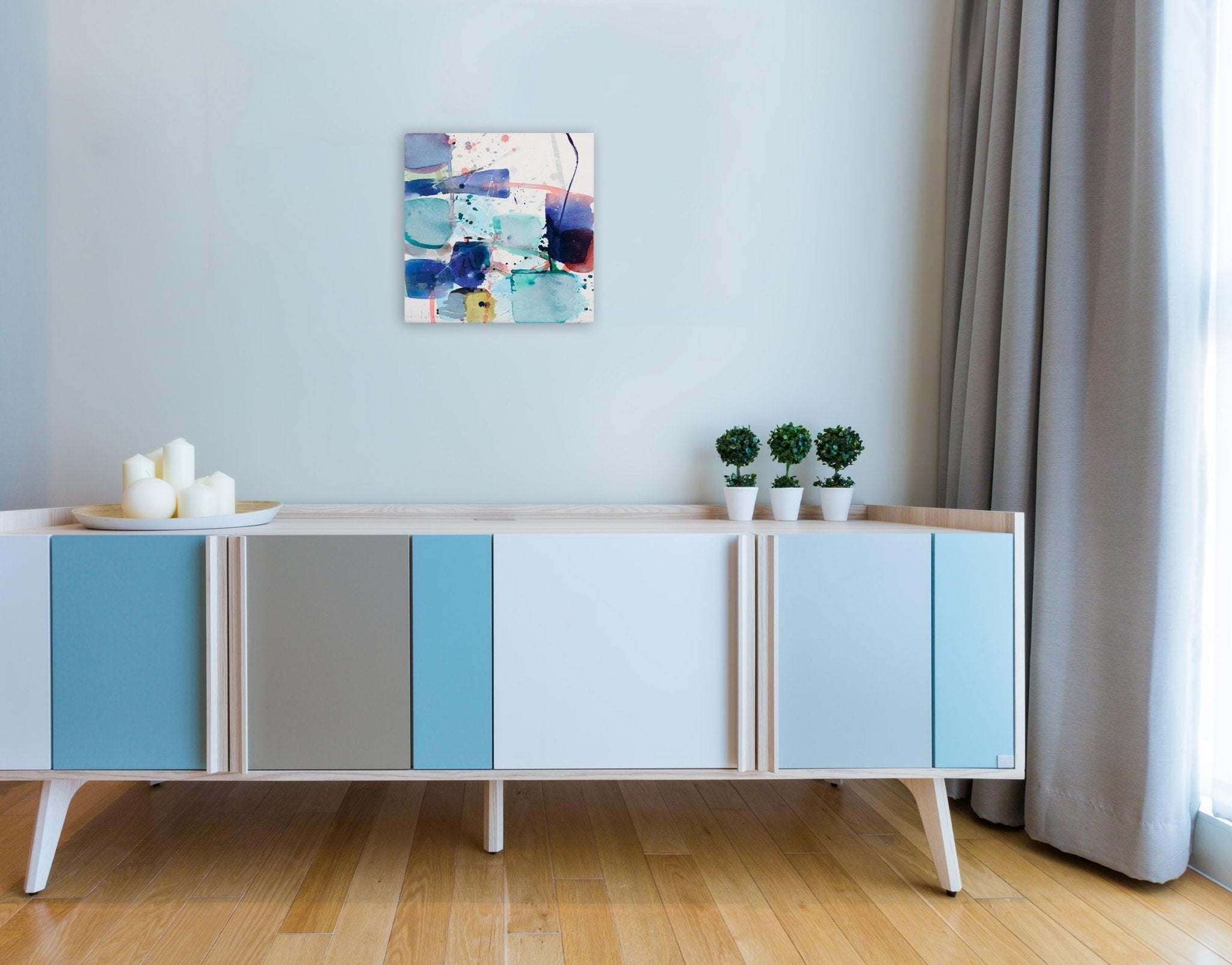 Open Space - Greet Helsen - Abstract Painting - Ideelart