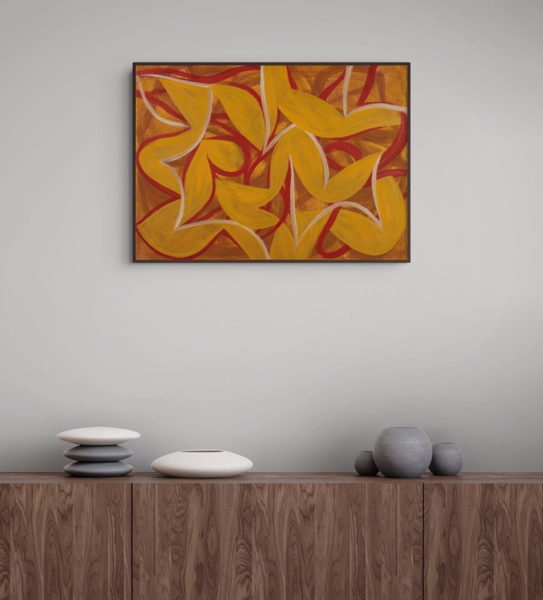 22AV5P-2022 - by Alain Clément - Abstract Painting - Ideelart