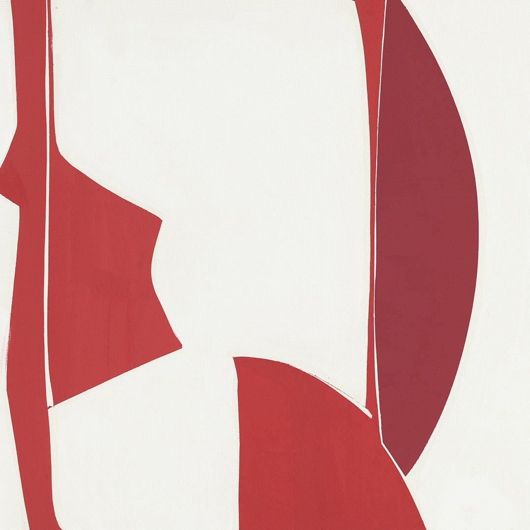 Covers 13 - Red - Joanne Freeman - Abstract Painting - Ideelart