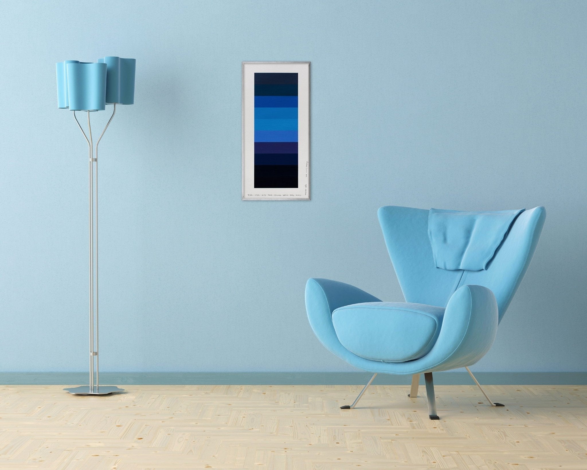 Emotional Color Chart 014 - Kyong Lee - Abstract Painting - Ideelart