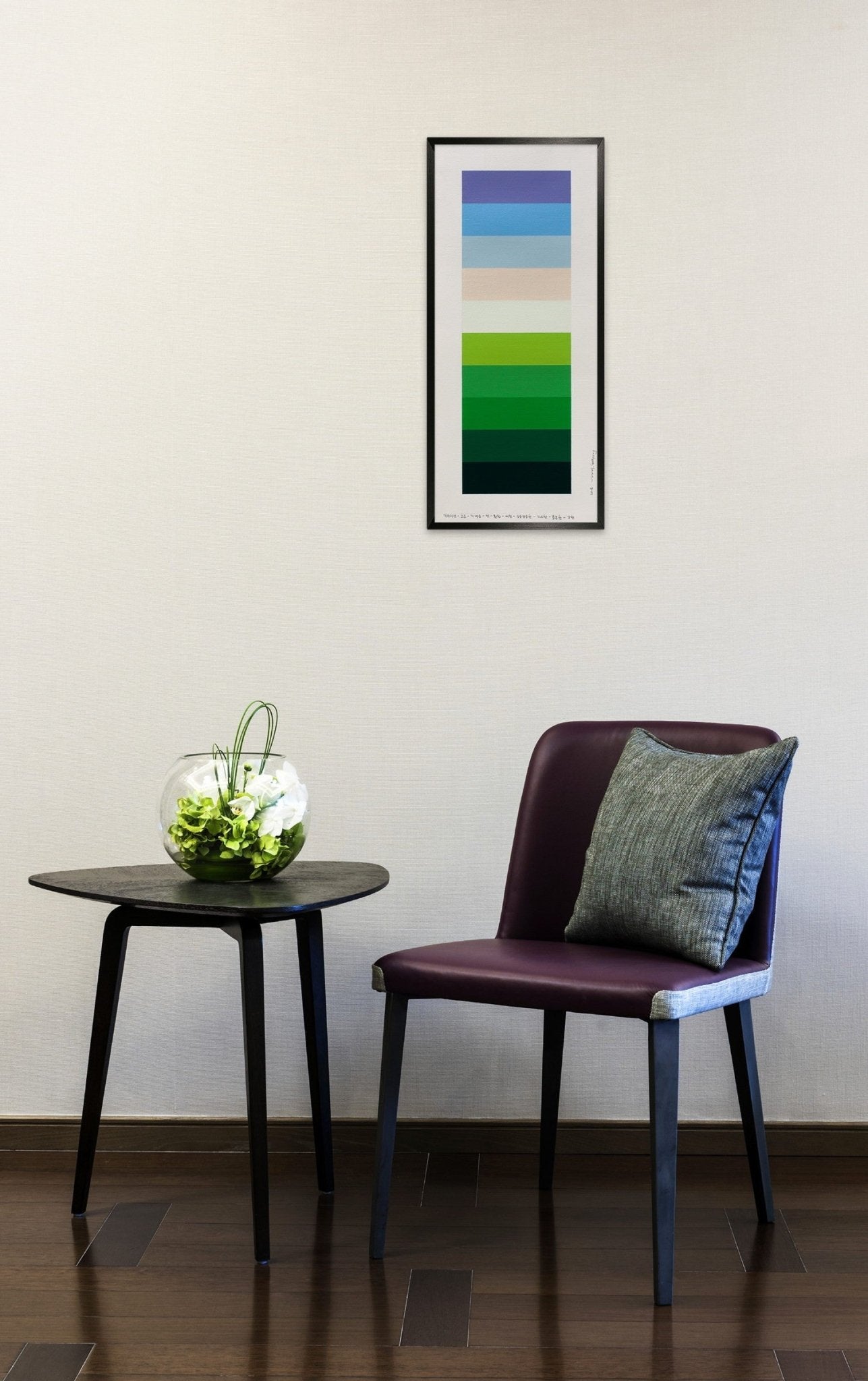 Emotional Color Chart 001 - Kyong Lee - Abstract Painting - Ideelart