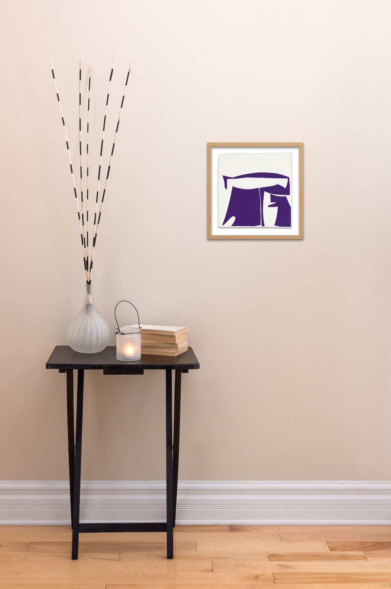 Covers 13 - Purple B - Joanne Freeman - Abstract Painting - Ideelart