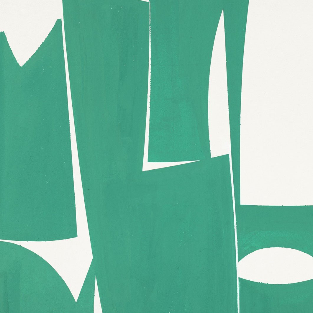 Covers 24 - Green A - Joanne Freeman - Abstract Painting - Ideelart