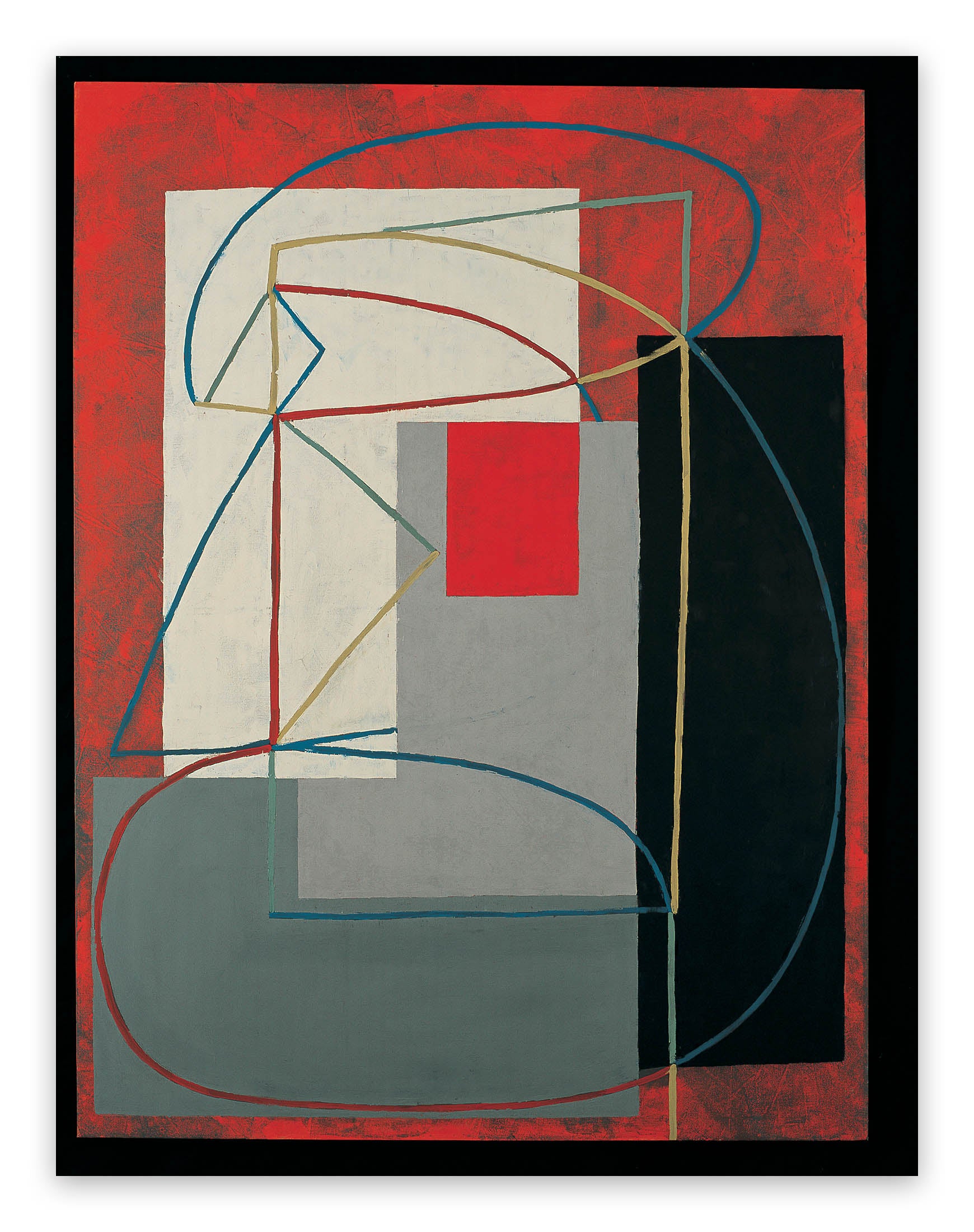 Breaking Contour (Red Square)