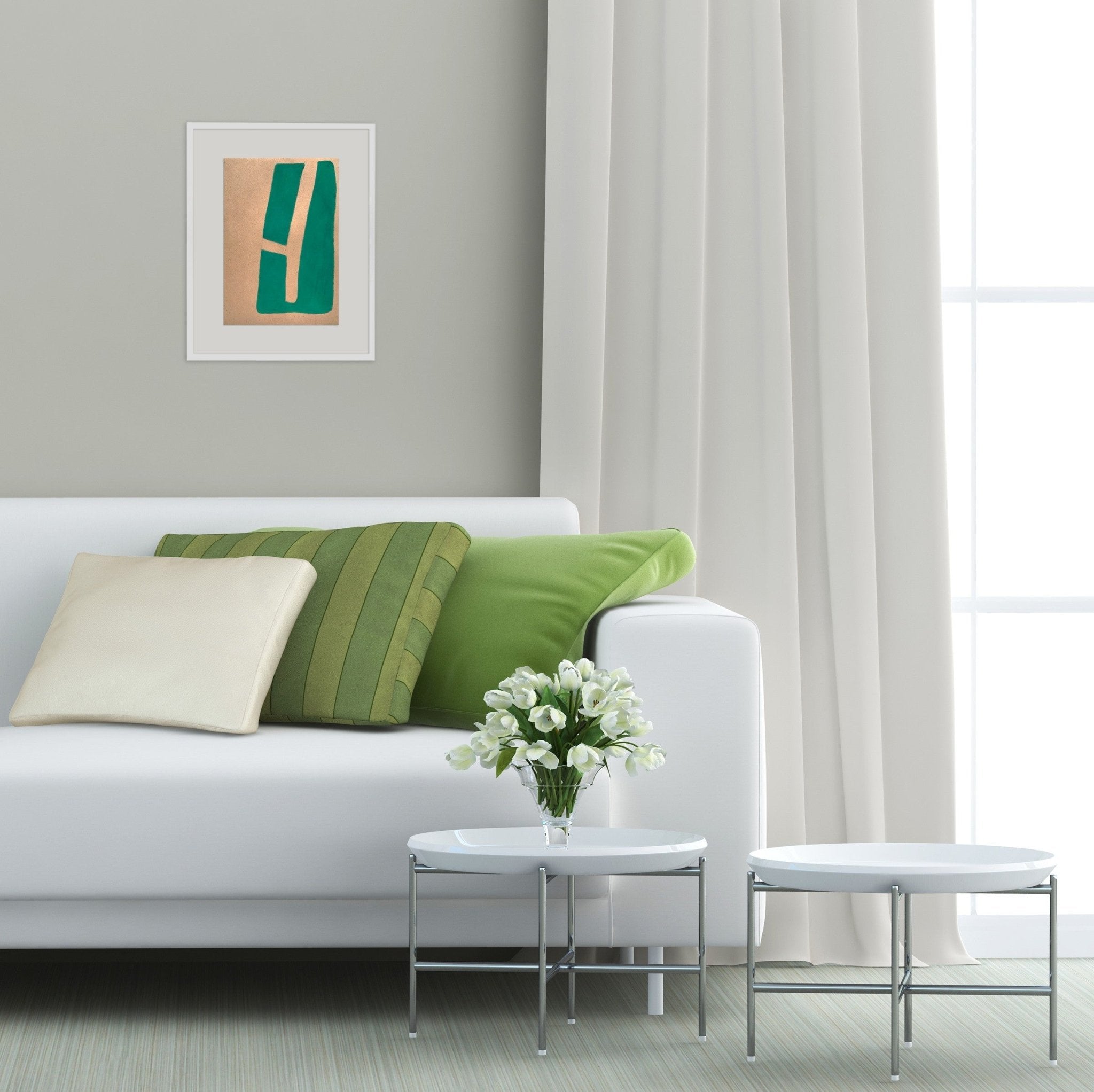 Untitled (Id. 1292) - Fieroza Doorsen - Abstract Painting - Ideelart